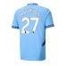 Maillot de foot Manchester City Matheus Nunes #27 Domicile vêtements 2024-25 Manches Courtes